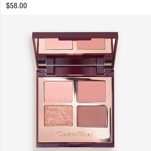 Charlotte Tilbury Eyeshadow Quad — Soft Pink & Rose Gold Tones
